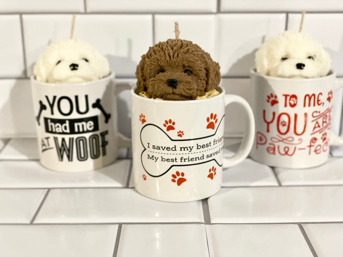 PUPPY HOT CHOCOLATE MUG