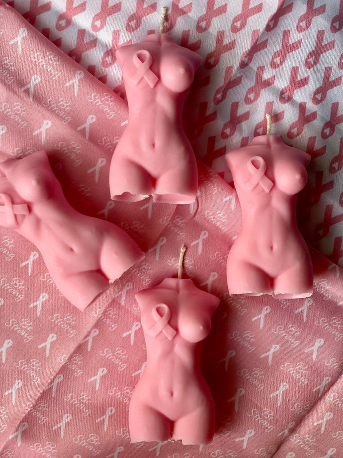Pinktober! Breast Cancer Awareness Candle!